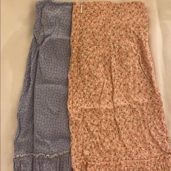2 Brandy Melville Ruffle Skirts - Picture 1 of 4
